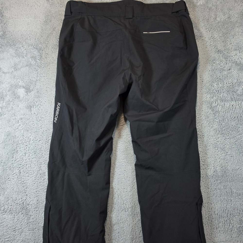 Karbon Ski Pants Mens 2XL Black Thermore Insulated Snowboard Trousers K7129 - Picture 5 of 14
